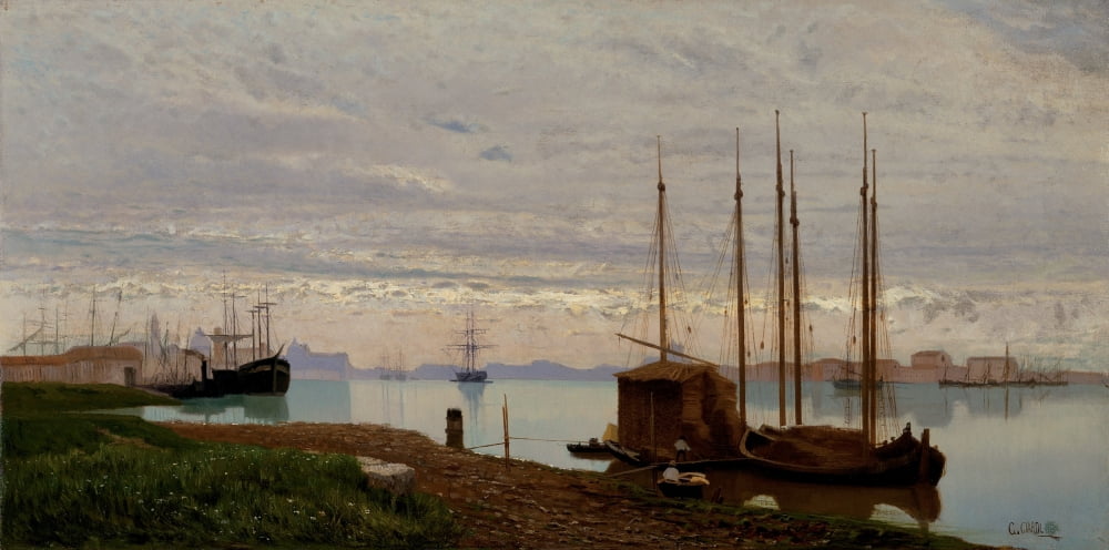 Ciardi Guglielmo Canvas Art - (24 x 18)