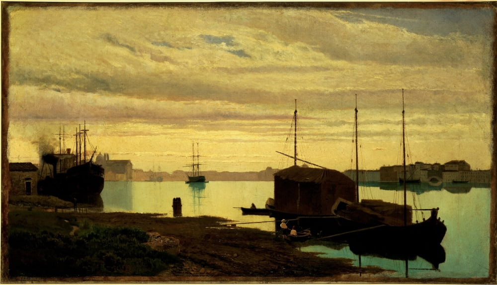 Ciardi Guglielmo Canvas Art - (36 x 24)