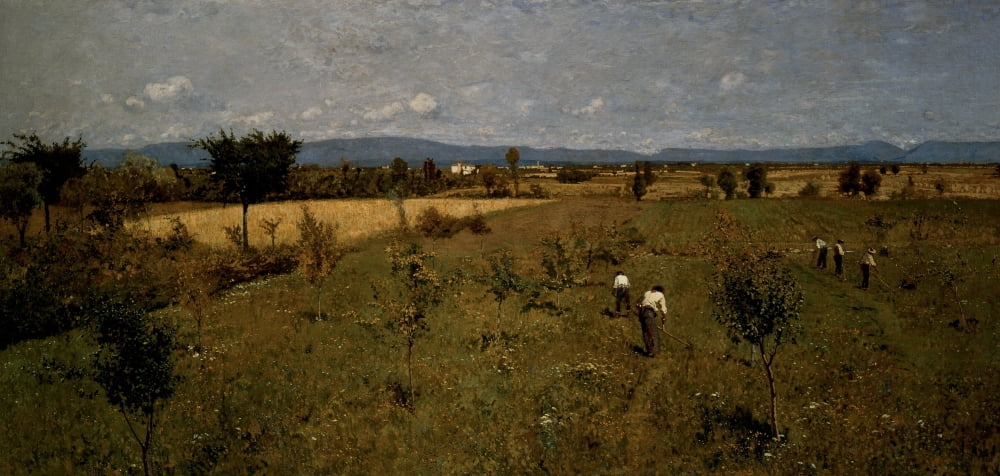 Ciardi Guglielmo Canvas Art - (36 x 24)