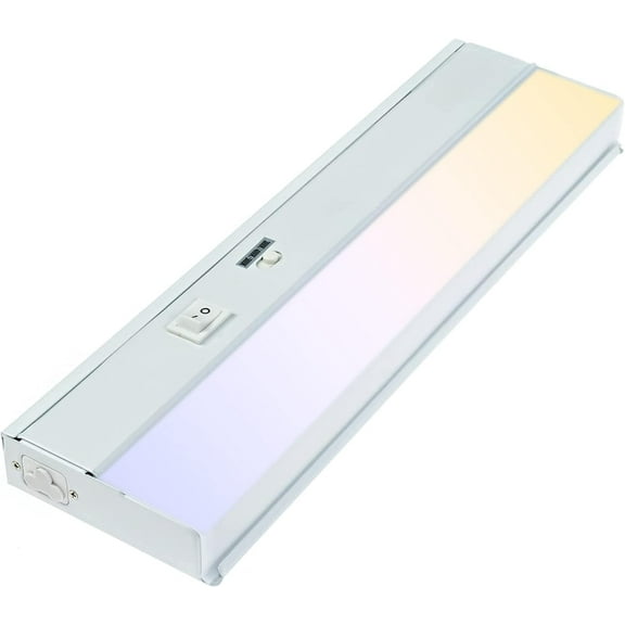 Ciata 18 in. LED Under Cabinet Lighting, Kitchen Cabinet Lighting, Hardwire/Plugin (Plugin Wire Sold Separately), Dimmable Under Counter Lights, 3 Color Settings, Linkable Under-Counter Light Fixture