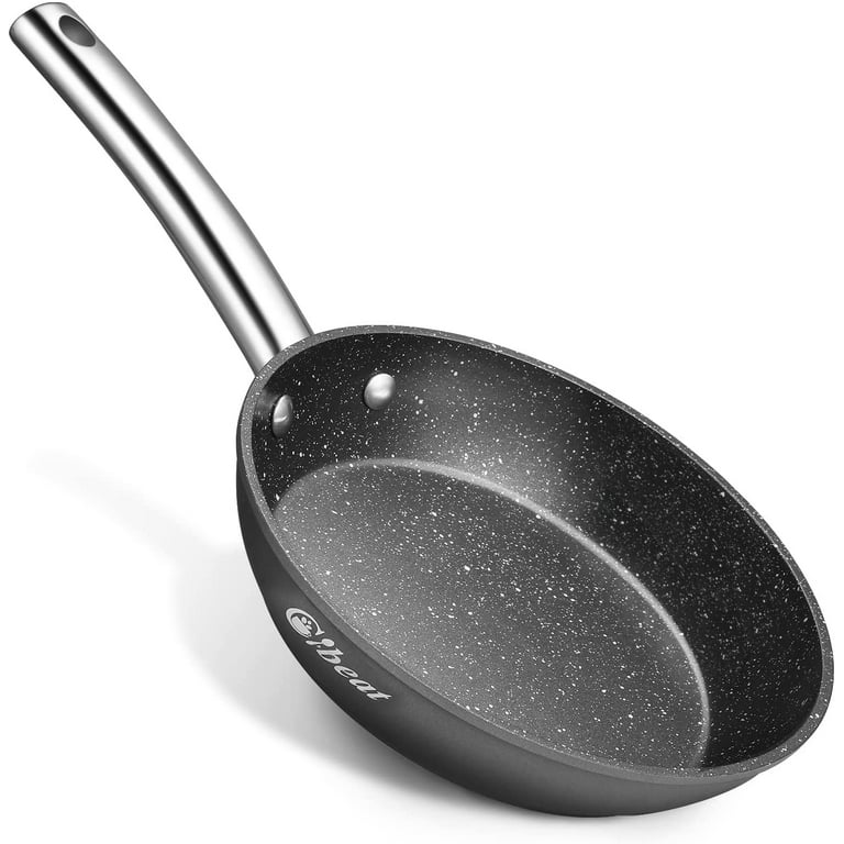 Misen Nonstick Frying Pan Set - 8, 10, 12 Inch Skillets for Cooking Eggs,  Omelettes - Induction Ready, Dishwasher Safe, Non Stick Fry Pans - Saute