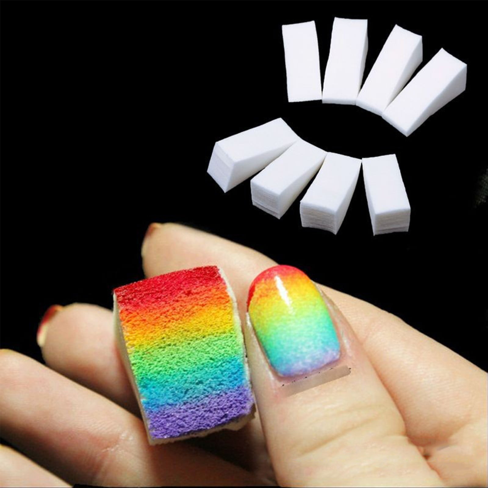 Cibee Nails Soft Sponges For Color Fade Manicure Nail Arts Tools ...