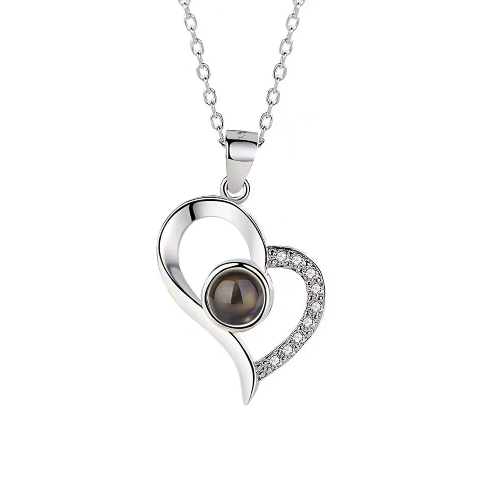 Cibee Necklaces For Women Heart Shaped Necklace Light Style Exquisite