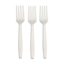 AmerCareRoyal CPLA Cutlery, Heavyweight Fork, Plastic, White, 1,000/Carton