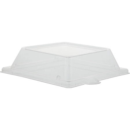 CiboWares Disposable PET Lids for 6" x 6" Square Plates, Case of 500