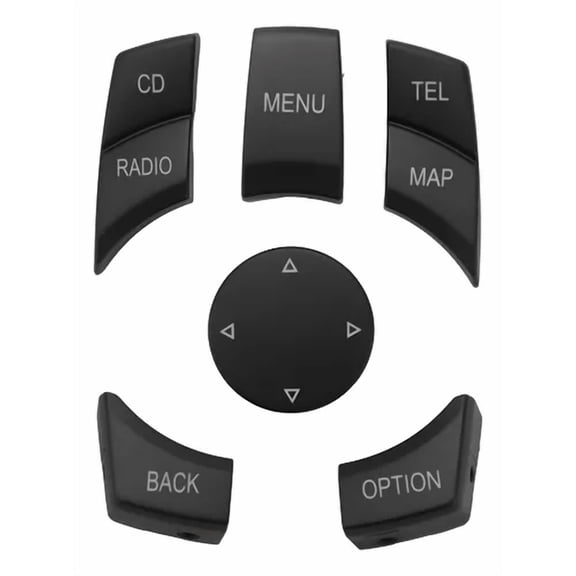 Cic Idrive Multimedia Button for Car Interior, Button D