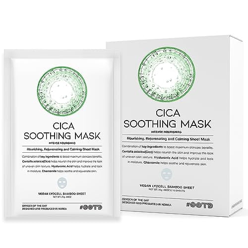 Cica Calming Mask for Face Sensitive Irritated Skin, Soothing ...