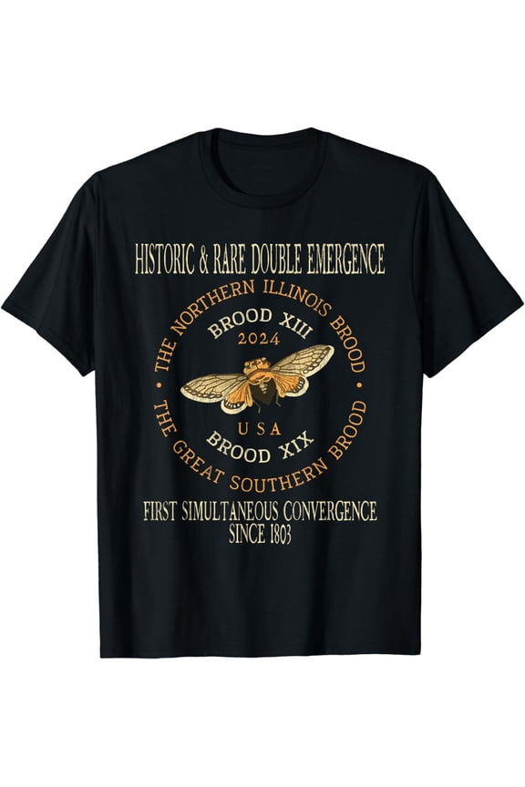 Cicada 2024 Event Brood XIX & XIII Emergence Unisex T-Shirt