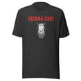 thumbnail image 1 of Cicada 3301 Shirt, Unisex, Funny Cicada Shirt, Cicada Enthusiast Shirt, Cicada Emergence Shirt, Cicada Squad, Bug Enthusiast Shirt (Dark Grey Heather, S), 1 of 1