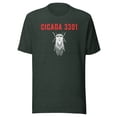 thumbnail image 1 of Cicada 3301 Shirt, Unisex, Funny Cicada Shirt, Cicada Enthusiast Shirt, Cicada Emergence Shirt, Cicada Squad, Bug Enthusiast Shirt (Heather Forest, 3XL), 1 of 1