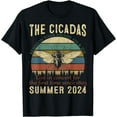 Cicada Brood XIII XIX Summer 2024 Reunion Tour Swarm Cicadas TShirt