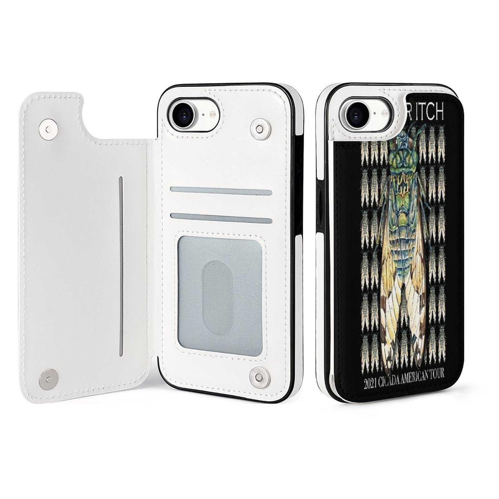 Cicada Eastern Brood Leather Wallet Case for iPhone 16 Pro Max 16E ...