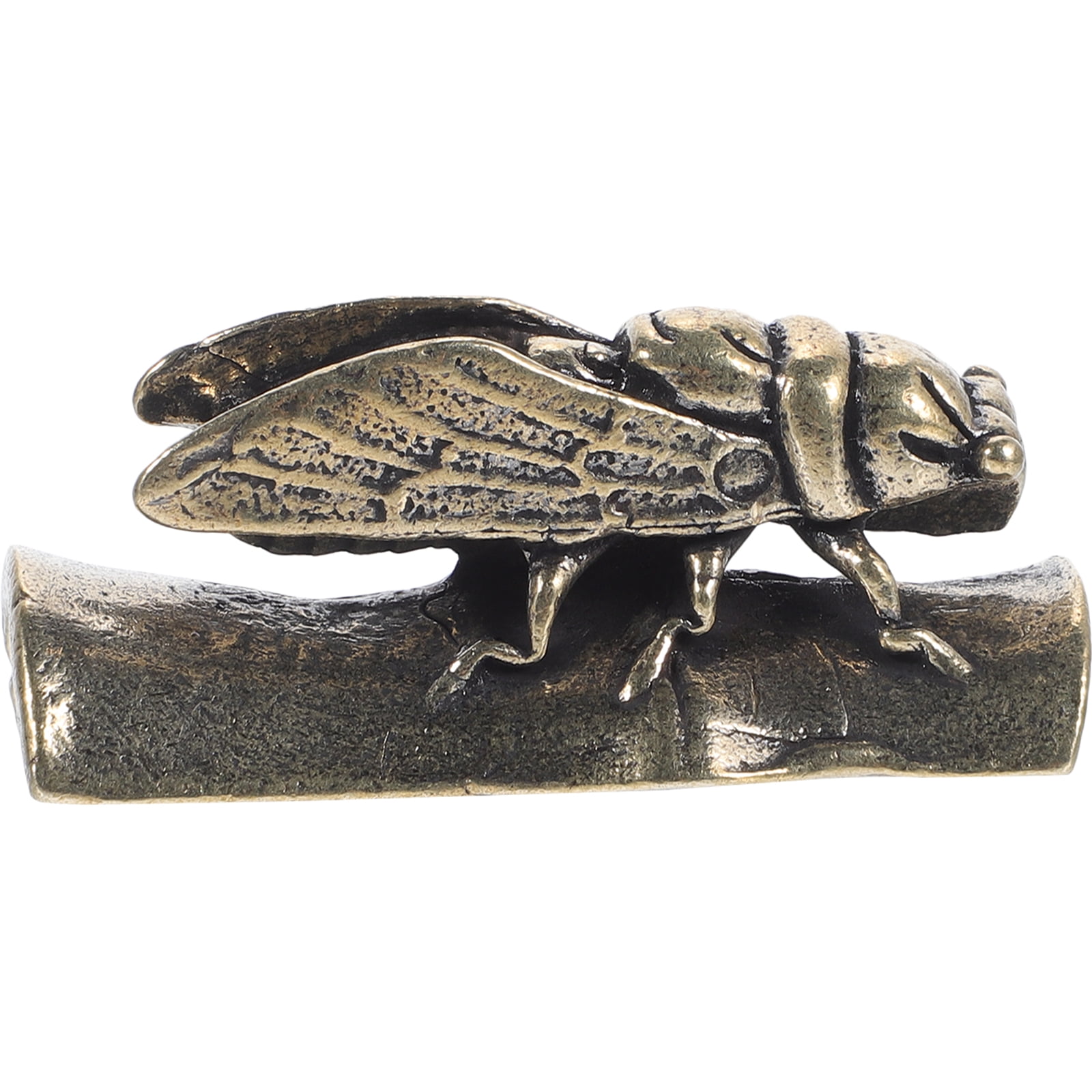 Cicada Ornaments Toy Decor Chinese Calligraphy Supply Brass