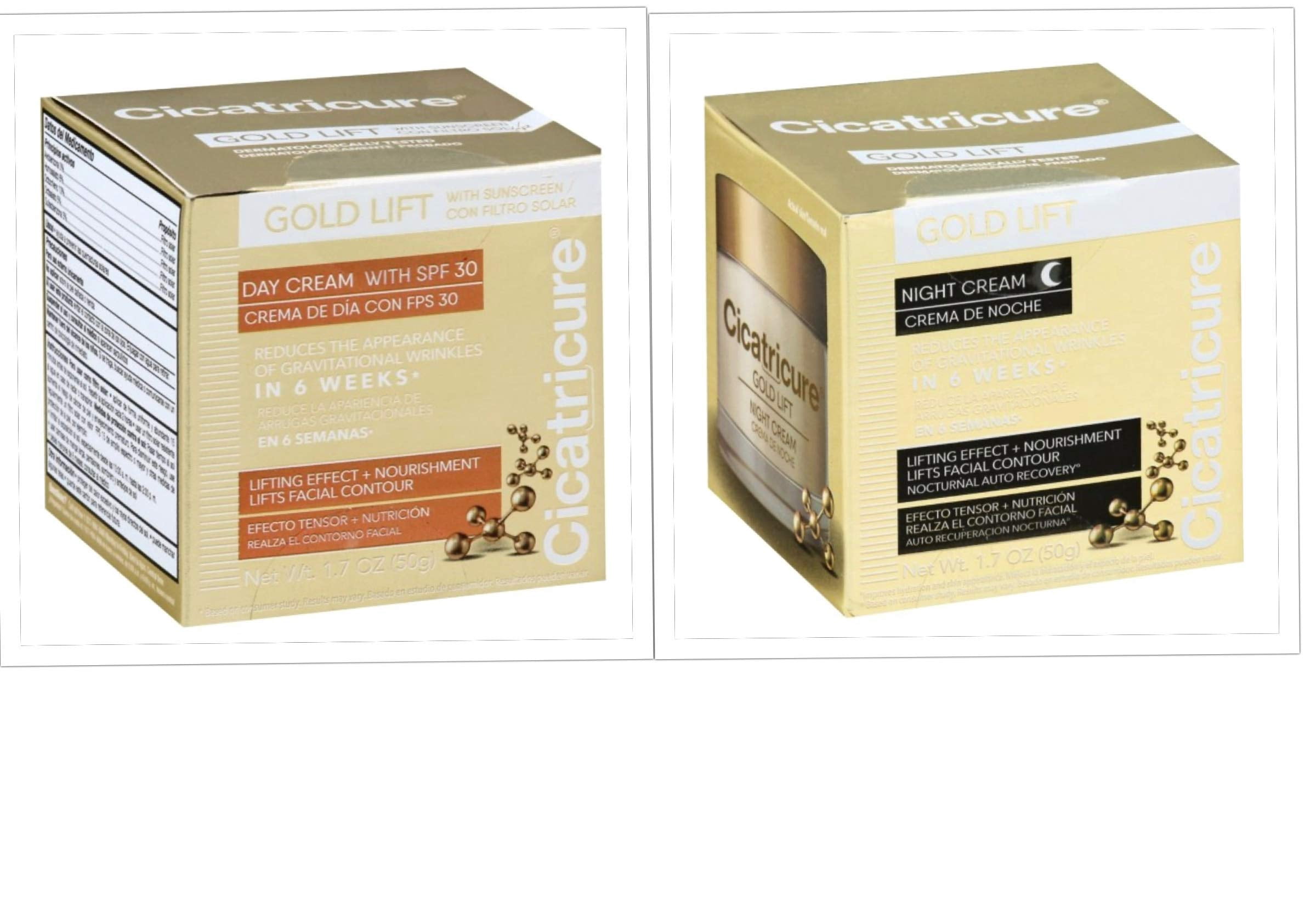 Cicatricure Gold Lift Crema De Dia Y Noche - Kit Completo 50g ea C80