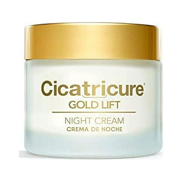 Cicatricure Gold Lift Night Cream, Anti Aging Facial Moisturizer, Hydrating Skin Care with Gold, Calcium & Silicon to Lift and Tighten Face Contour Overnight, 1.7 Ounce