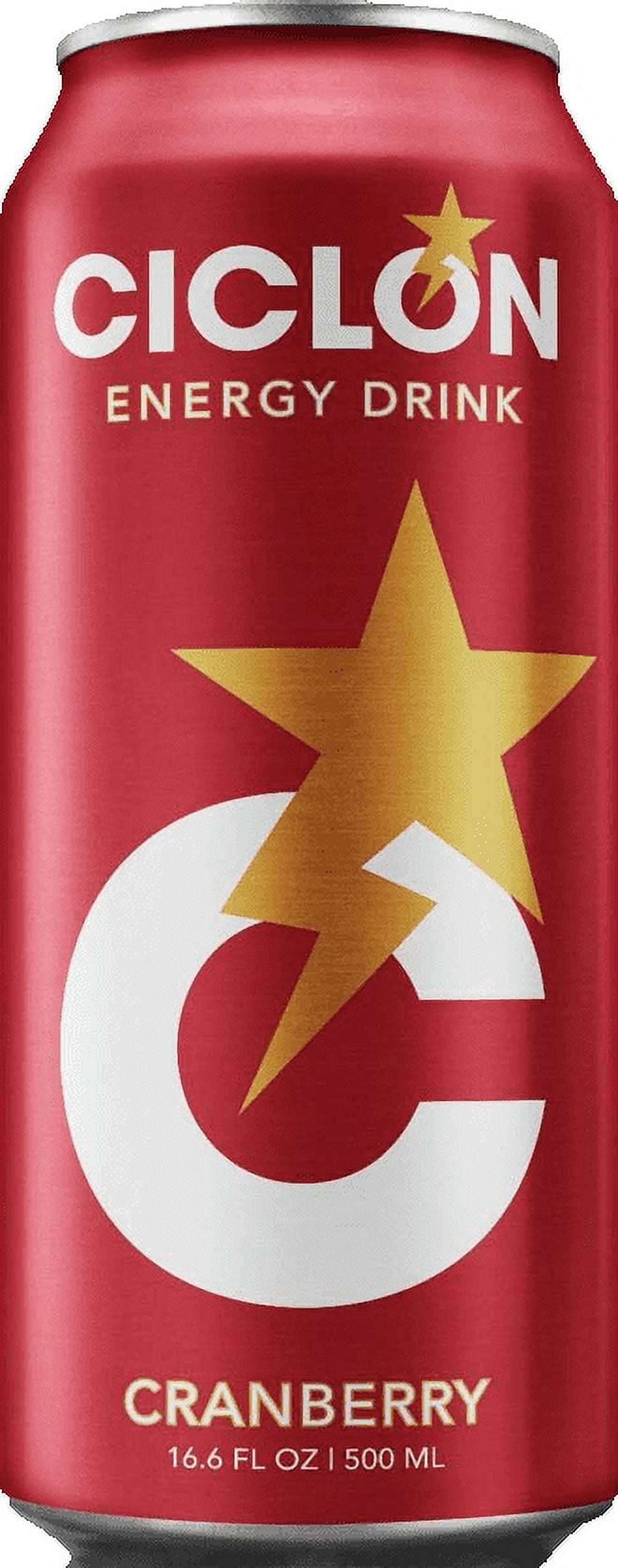 Ciclon Cranberry, Energy Drink, 16 fl oz Aluminum Single Can