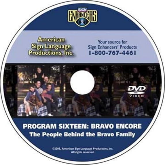Cicso Independent DVDASL16 Beginning ASL Video Course - Lesson 16 - DVD