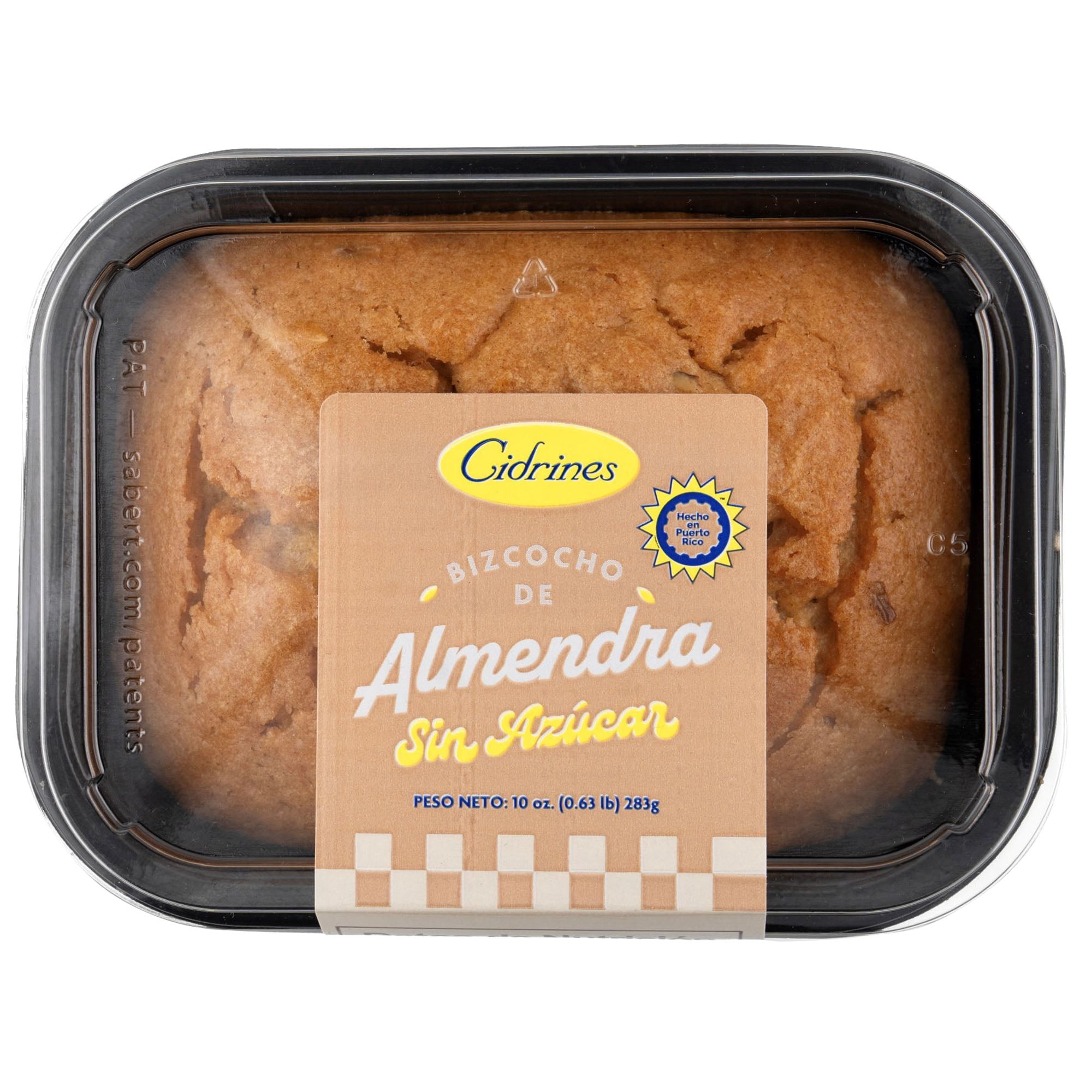 Cidrines, Sugar-Free Almond Cake, 10oz, Fresh Bakery, Shelf Stable