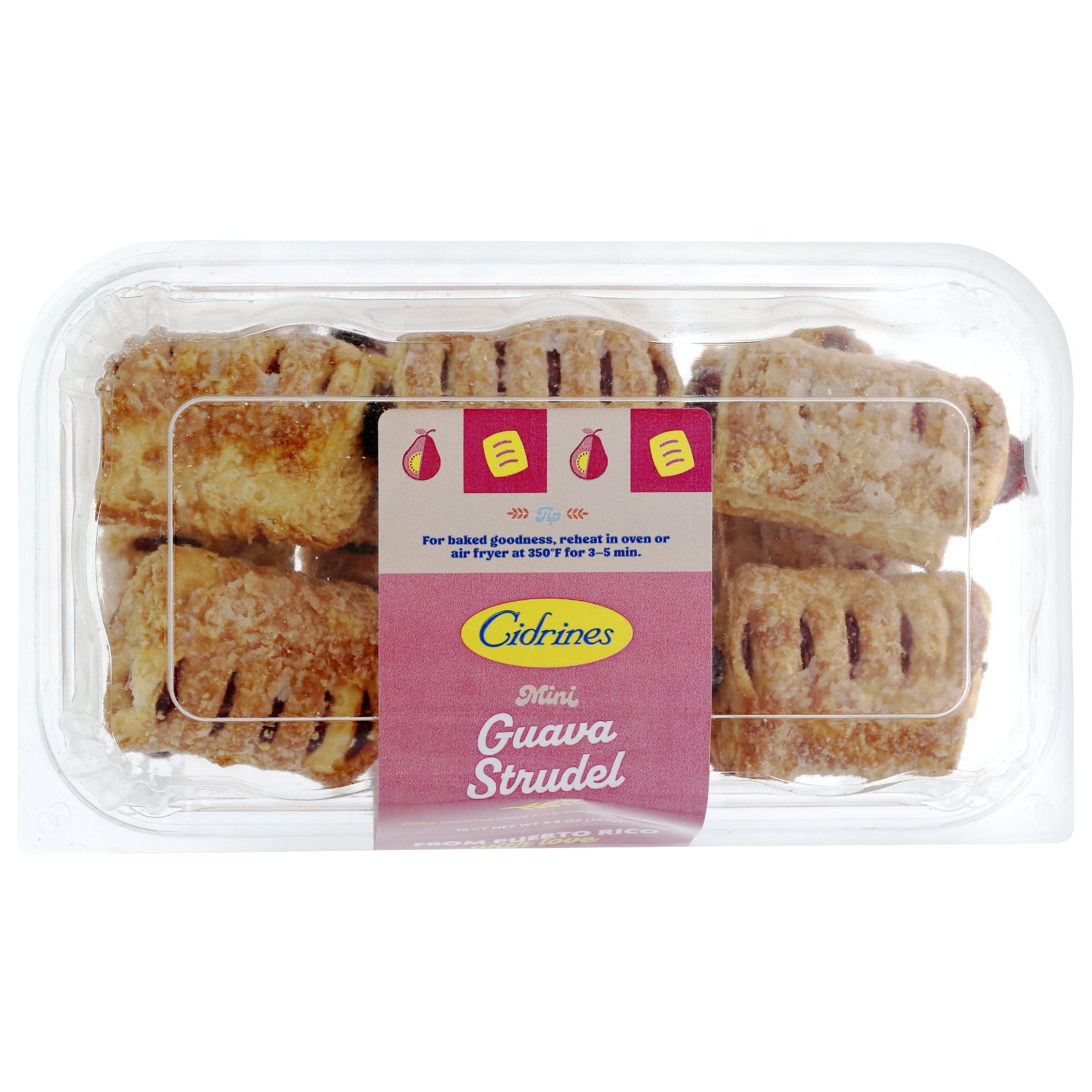 Mini Guva Cidrines Mini Guava Strudel, 10 Count Ready to Eat - Walmart.com