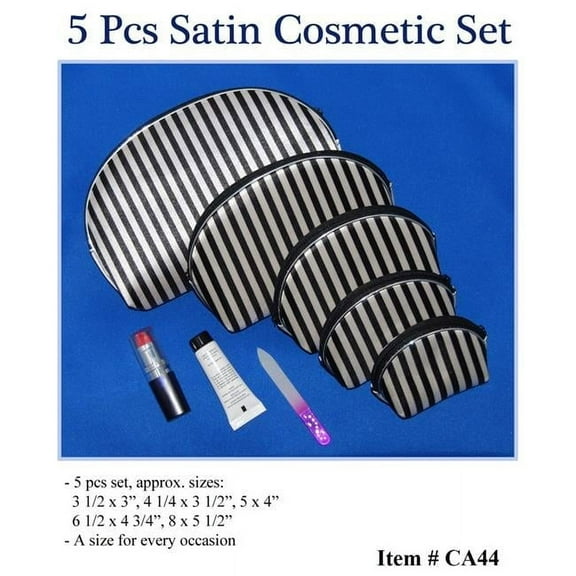 Cidron CA44 Satin Cosmetic Set - 5 Piece
