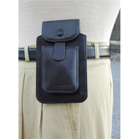 Phone Holder With Belt Clip Keep Your Phone In Reach - Felt Lined Leather