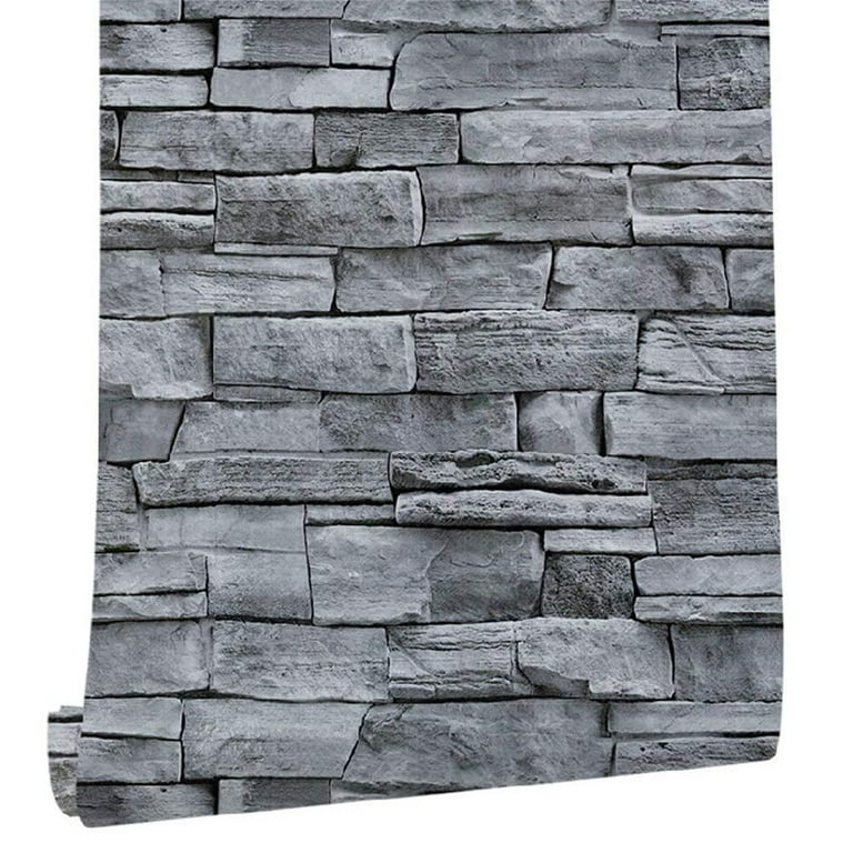 CieKen 3D Self-Adhesive Brick Wall Wallpaper 0.45 x 6 M Industrial
