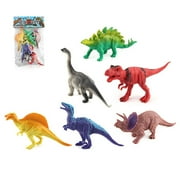 Cieken 6pc Bag Of Dinosaurs Kids Dinosaur Figures Model Toys New Model Playset Toys