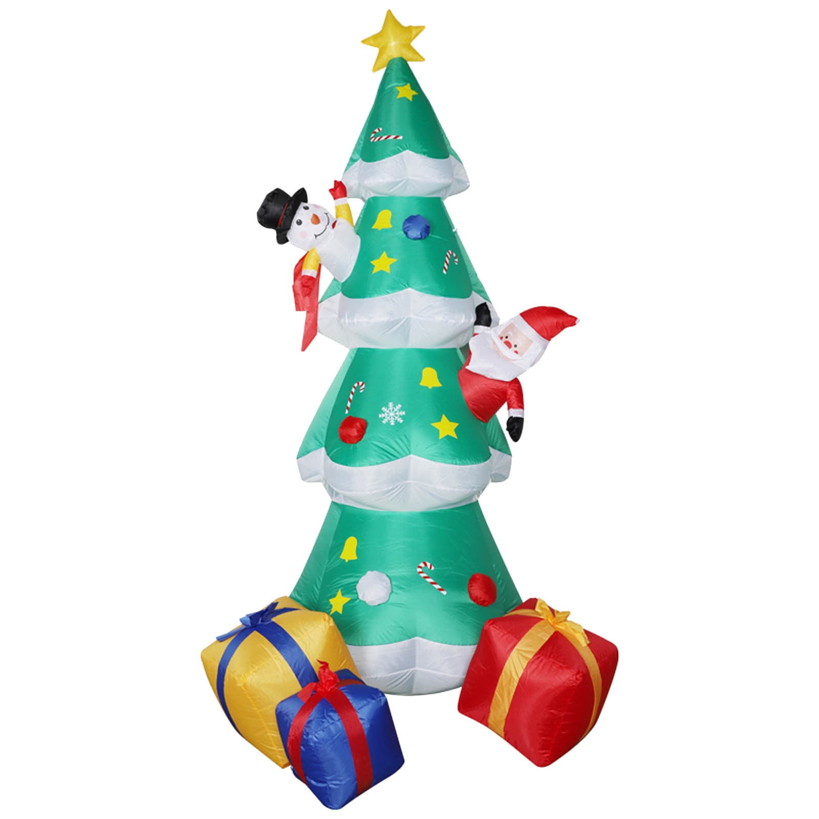 CieKen Inflatable Christmas Tree Decoration Indoor Outdoor Blow Up Yard