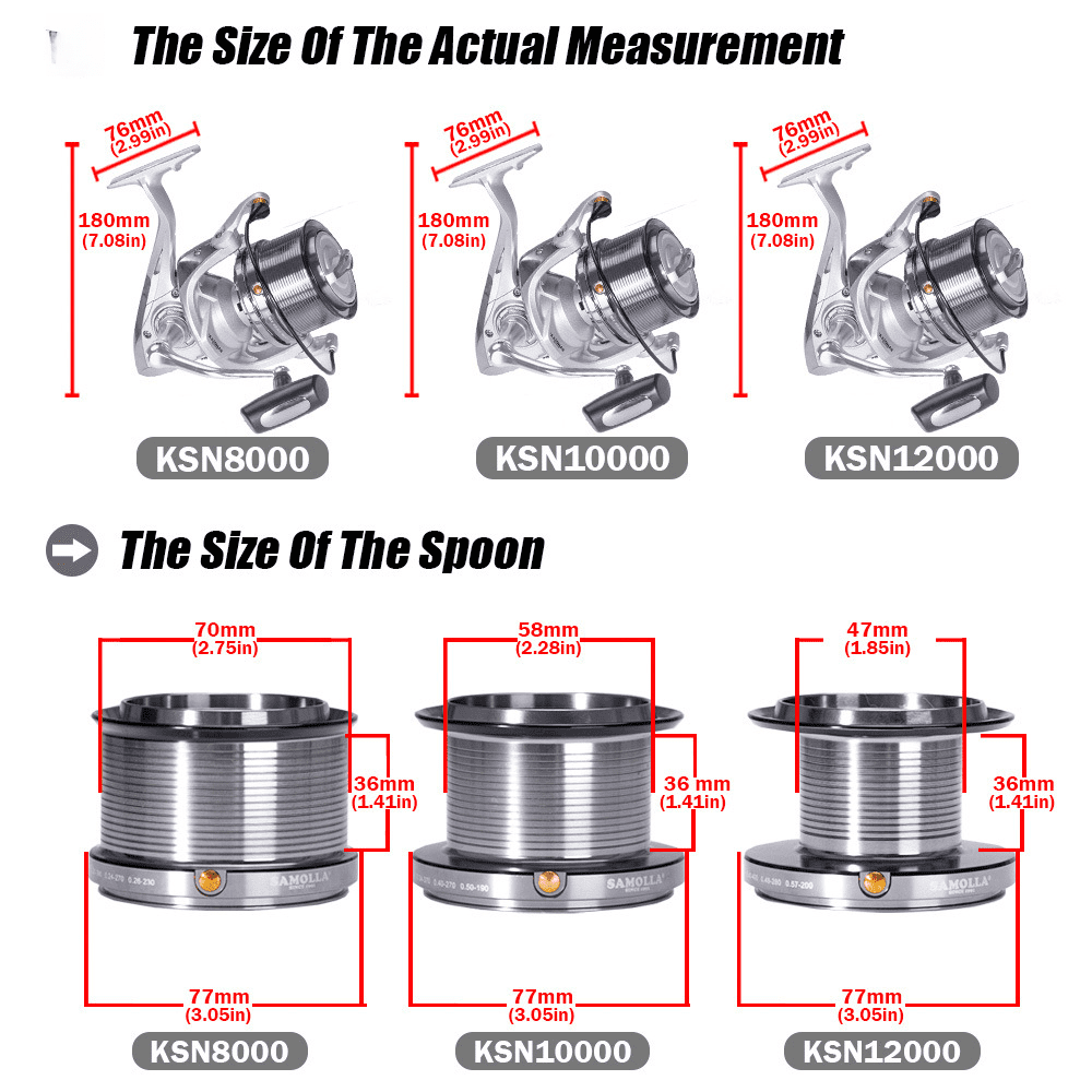 Cieatiam Spinning wheel beach fishing sea fishing reel antisea water