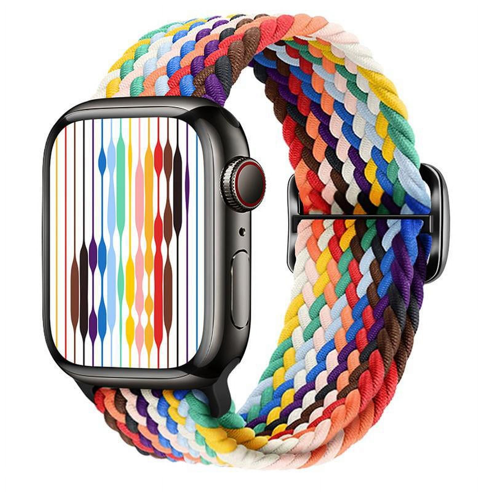 Cieatiam Suitable for apple watch Woven Single Ring Strap for Apple