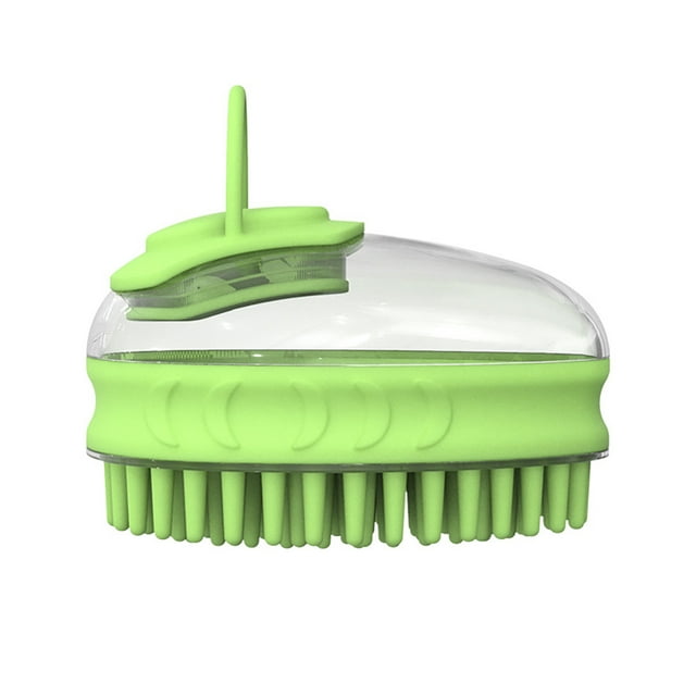 Cieken Pet Dog Bath Brush Soft Silicone Dog Shampoo Brush Hair Brush