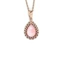 thumbnail image 1 of Natural Opal Necklace for Women Gold Floating 1.8 Carats  Opal Necklace Birthstone Birthday Gifts for Wife, 1 of 9