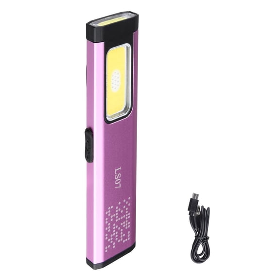 Cielo Meraviglioso 800 Lumen Pocket LED Flashlight, USB-C Rechargeable, Magnetic Base, Red/Blue Strobe, Clip Light for EDC, Camping, Emergency
