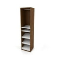 thumbnail image 1 of Cielo by Bestar Classic 59" Reach-In Closet in Oak Barrel and White, 1 of 5