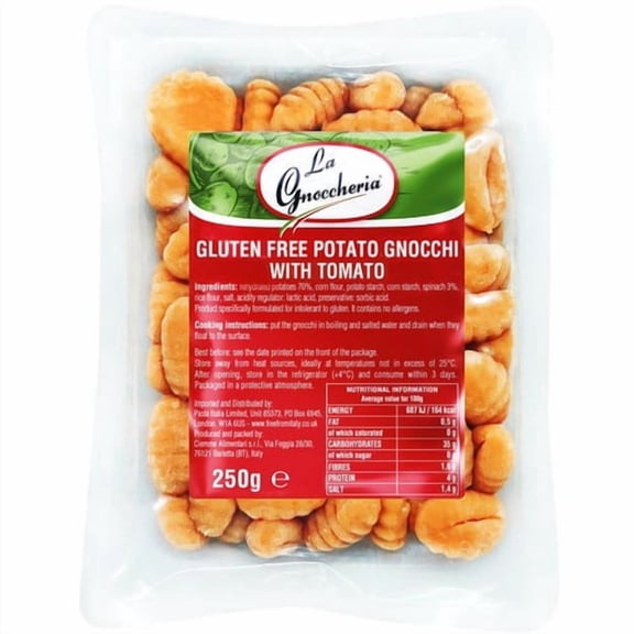 Ciemme Gluten Free Tomato Potato Gnocchi 250g, British Import (Pack of 3)