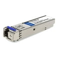 thumbnail image 1 of AddOn - SFP (mini-GBIC) transceiver module (equivalent to: Ciena XCVR-040R55) - 100Mb LAN - 100Base-BX - LC single-mode - up to 24.9 miles - 1310 (TX) / 1550 (RX) nm - TAA Compliant, 1 of 4
