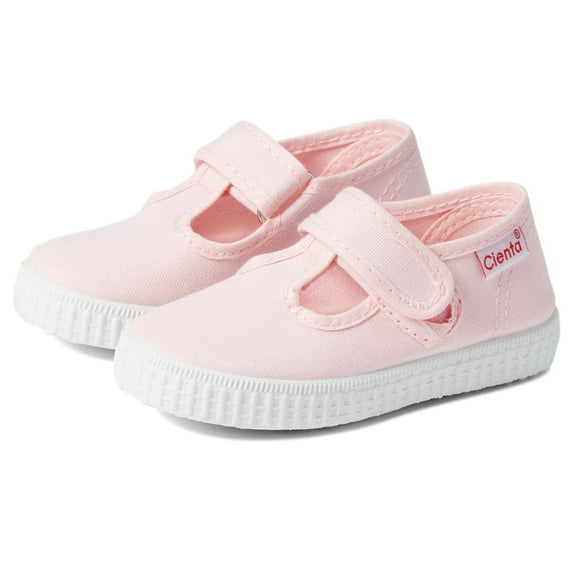 Cienta Kids Shoes 50000 – Infant/Little Kid/Toddler Shoes – Canvas Lining and Upper – Slide-in Design Pink 18 (US 3 Infant) M