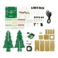 Cientrug Bluetooth Music LED Lights Christmas Tree DIY Kit For Handson