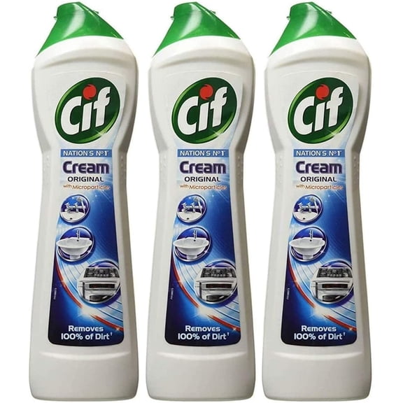 Cif Cream Cleaner Original 500ml (PACK OF 3)