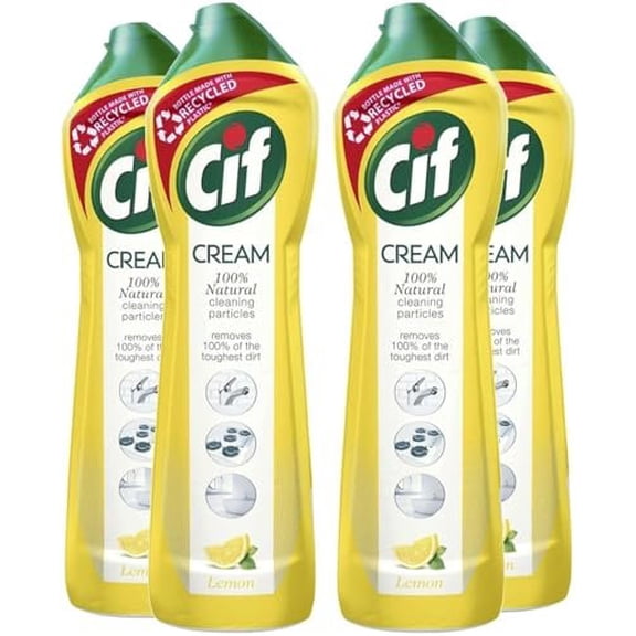 Cif Cream Lemon 500 Ml pack Of 4