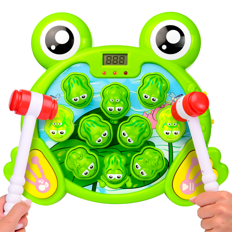 CifToys Interactive Whack a Frog Game, Learning Toy for Kids with