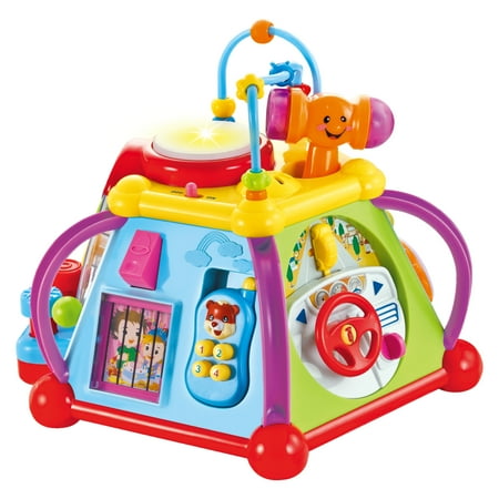 CifToys Musical Activity Cube Play Center Educational Learning Baby Toys for 1 2 3 Year Old Boy Toys Gifts
