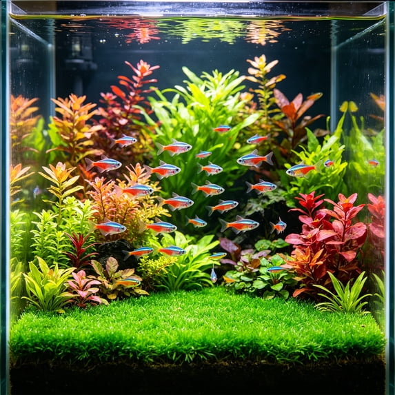 Cififendec Aquarium Artificial Carpet Moss Mat, 9.84", Premium Simulated Grass Plant Pad for Aquarium Bottom Grass Landscape Shrimp Habitat Layout