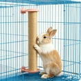 thumbnail image 1 of Cififendec Cage Mount Sisal Cat Scratching Post, 11.81"×2.36", Hanging Vertical Nail Trim Toy for Bunny Kitten Claw Sharpening Behavior Control, 1 of 5