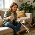 thumbnail image 1 of Cififendec Cat Wand Feather Refill Head, Bell Decor Teaser Heads without Pole for Interactive Kitten Playing, Indoor Cat Exercise Entertainment Accessory Use, 1 of 5