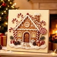 thumbnail image 1 of Cififendec Christmas Pearl Beaded Art Painting Kit, 7.90", Premium Christmas Winter Scene Framed Canvas for Sideboard Tabletop Presenting, 1 of 6
