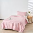thumbnail image 1 of Cififendec Cool-Touch Summer Quilt with Grey Binding, 59.06"×39.37", Dot-Quilted Breathable AC Comforter, Ultra-Soft Reversible Machine Washable Blanket for Bed & Guest Space(Pink), 1 of 5