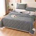 thumbnail image 1 of Cififendec Cooling Washed Cotton Summer Quilt, 78.74"×59.05", Casual-Style Lightweight Comforter, Cloud-Like Breathable Blanket for Bedroom, Sofa and All-Season Use, 1 of 5