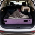 thumbnail image 1 of Cififendec Disposable Foldable Cat Litter Box, 16.14"×4.33", Portable Travel Litter Tray, Leak-Proof Kitty Toilet for Road Trips Camping and RV Use(Purple), 1 of 5