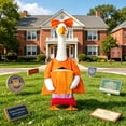 thumbnail image 1 of Cififendec Goose Dress Outfit Fit for 23", Vibrant Orange Goose Costume with Bow, Duck Figurine Clothing for Porch Goose, Yard Display & Seasonal Decor, 1 of 5